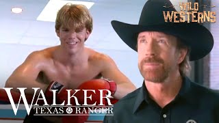 Walker, Texas Ranger | Walker Knocks Out Two Goons With One Kick! (ft. Chuck Norris) | Wild Westerns