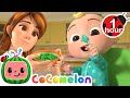 Veggie Fun in JJ's Kitchen - JJ and Mommy's Veggie Party! | CoComelon Nursery Rhymes & Kids Songs