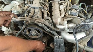 Tata Safari Dicor Timing belt change|| Tata Aria timing Belt || Timing lock