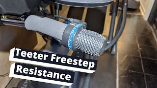 Teeter Freestep Resistance Recumbent Cross Trainer And Elliptical