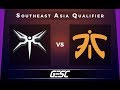 Mineski vs Fnatic Game 2 - GESC Jakarta SEA Qualifier: Losers' Round 1 - @HadesDotaTV