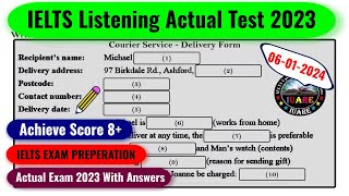 IELTS Listening Actual Test 2024 with Answers | 06.01.2024