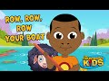 Row, Row, Row Your Boat - The Countdown Kids | Kids Songs & Nursery Rhymes | Lyric Video