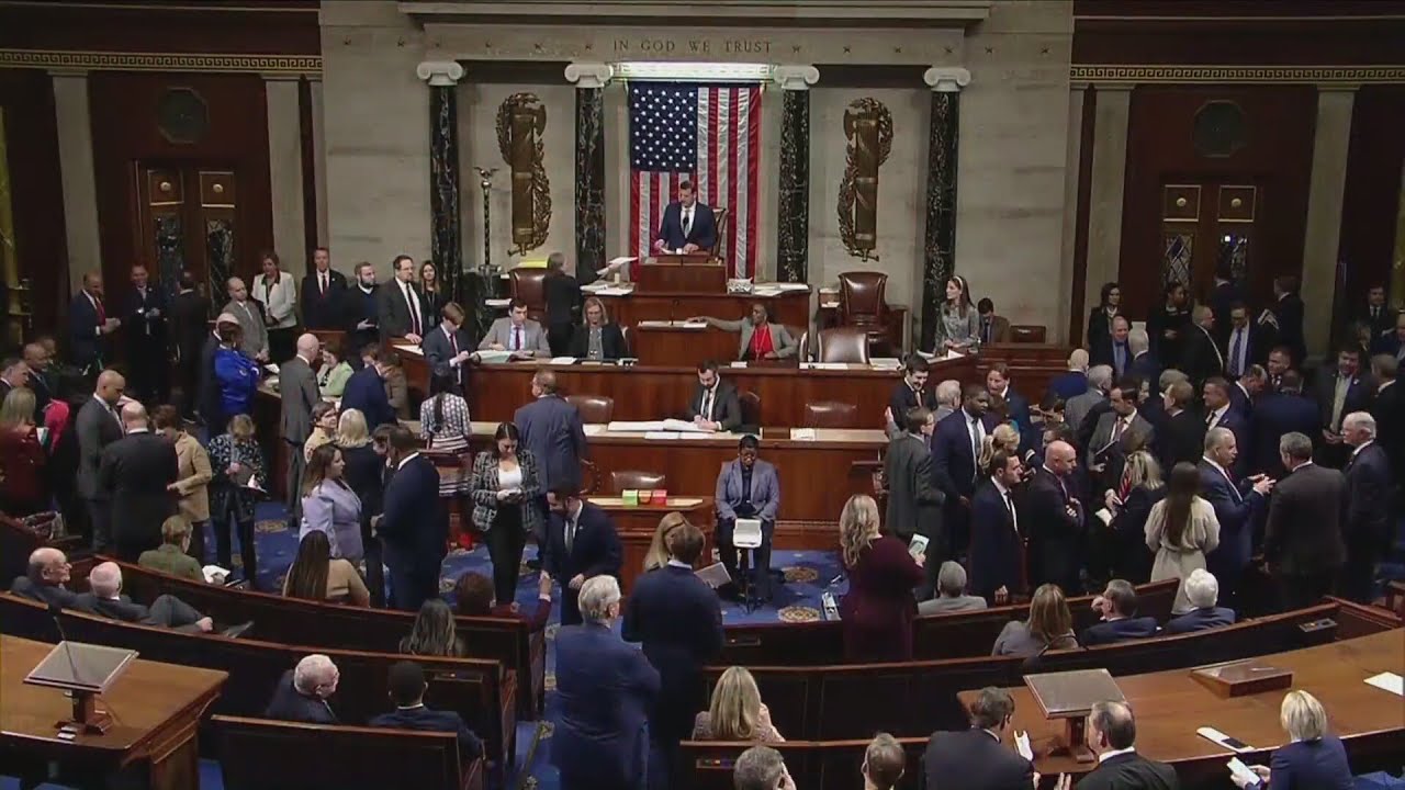 House Passes Short-Term Funding Bill - YouTube