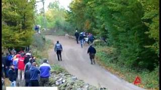 Ekratten rally 2005 (lurig böj på SS5)