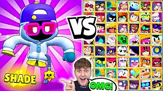 SHADE jest NIEPOWSTRZYMANY!😨 (NOWY ZADYMIARZ vs WSZYSTKIE 85 POSTACI!) - WIELKI TEST⭐ Brawl Stars