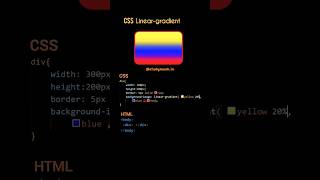 CSS Gradient color effect #coding #trending
