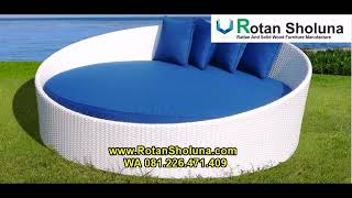 WA 081 226 471 409 Jual Kursi Santai Kolam Renang Daybed Rotan Sintetis Kirim Majalengka