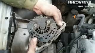 Opel Astra, Opel Zafira 2.0 - 2.2. How to remove the generator correctly.