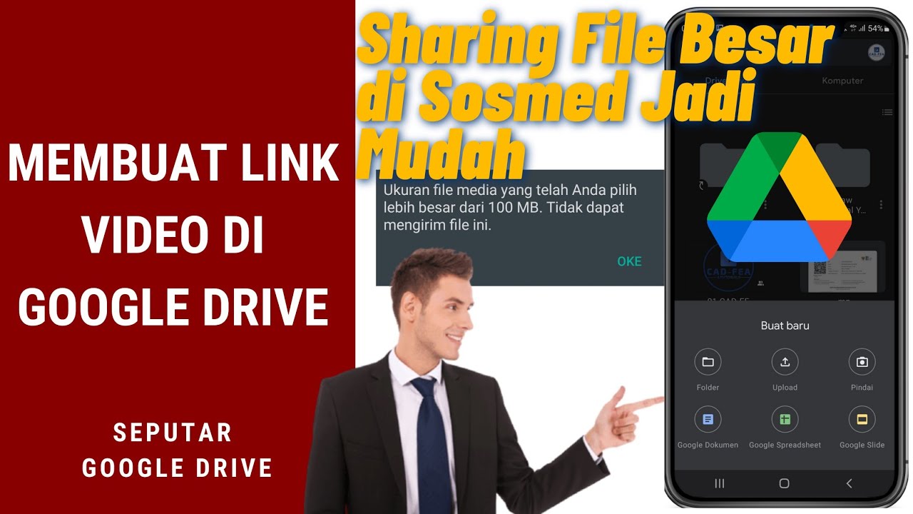 Cara Kirim File Video Lewat Google Drive Dan Cara Membuat Link Video ...