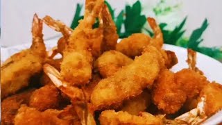 জাপানিজ এবি ফ্রাই | Homemade Japanese Ebi Fry Recipe | Deep Fried Shrimp | restaurant style recipe