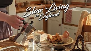 Slow Living Silent Vlog | English Life in Lockdown | Simple Morning UK | Cottagecore