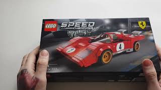 Building Lego speed champions 1970 Ferrari 512 m 76906