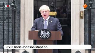 TERUGKIJKEN: Britse premier Johnson stapt op