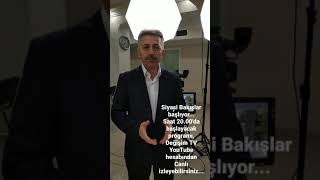 1 Ekim 2021Gündem analiz programı Siyasi Bakışlar başlıyor...