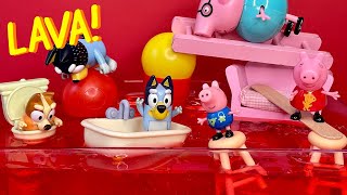 Bluey and Peppa Pig The Floor is Lava 🔥