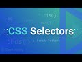 CSS Selectors Tutorial for Beginners