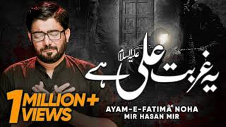 Ayyam E Fatmiyah 2023   Ye Gurbat E Ali as Hai    Mir Hasan Mir   With Lyrics  Lofi Nohay MP 3