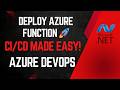 CI/CD for Azure Functions: Deploy .NET Core 9 Function App via Azure DevOps