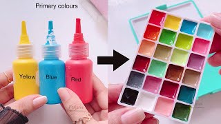How to make 24 colors with primary colors