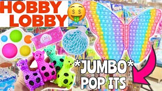 I BOUGHT EVERY FIDGET, JUMBO POP IT, \u0026 SQUISHY AT HOBBY LOBBY! 🤑 No Budget Fidget Shopping Spree 😱