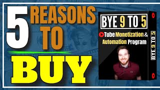 Bye 9 to 5 Course Review ▶️ JORDAN MACKEY COMPLETE YOUTUBE MAKE MONEY ONLINE PROGRAM Reasons To Buy