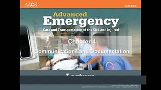 AEMT23 Chapter 4: Communication & Documentation