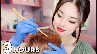 [ASMR] Sleep Time ~ 3 Hours of Hair Treatments