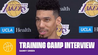 Danny Green shares his thoughts on how the team will develop through the season | Lakers Practice