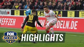 1. FC Koln vs. Borussia Dortmund | 2015–16 Bundesliga Highlights