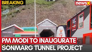 Z-Morth 2 Lane Road Tunnel | PM Modi To inaugurate Sonmarg Tunnel Project | NewsX