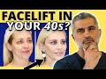 Is 40 Too Young For a Facelift? Facial Plastic Surgeon Weighs in and Discusses Common Facial Aging