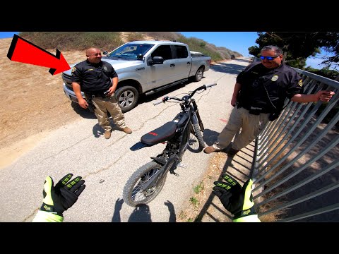 Police Stopped Me On My Sur Ron Electric Dirt Bike Youtube