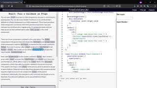 React: Pass a Callback as Props- freeCodeCamp.org(Day-12)