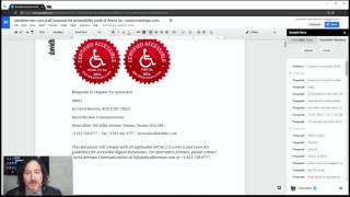 Using Grackle Docs to make accessible PDF from Google Docs