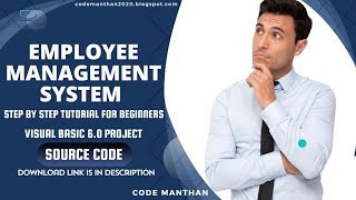 Employee Management System in Visual Basic 6 0 with source code | Payroll | Salary Sheet