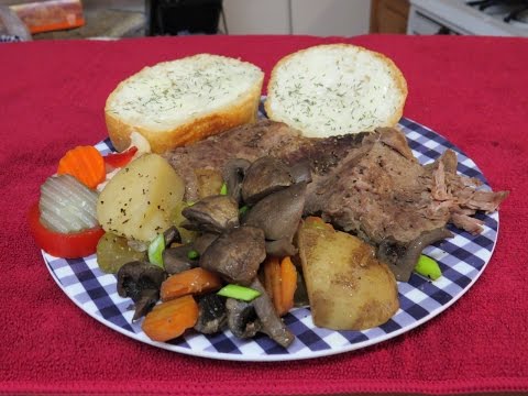 Crock Pot Recipe~Easy Pot Roast made with a Beef Bottom Round or Rump Roast Crock Pot Recipe~Easy Pot Roast made with a Beef Bottom Round or Rump Roast