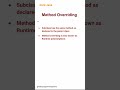 Method Overriding  (14) #corejava