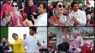 Ranbir Kapoor Shahrukh Khan CRAZY Baaraat DANCE At Akash Ambani Shloka Mehta Wedding