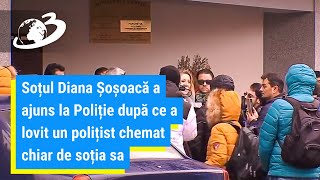 Soțul Diana Șoșoacă a ajuns la Poliție după ce a lovit un polițist chemat chiar de soția sa