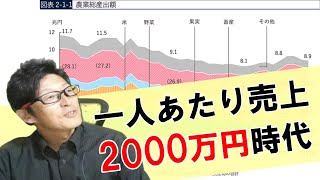 【疑心】農業の未来。一人2000万円以上売り上げる時代がすぐそこに