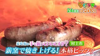 なじラテ。6月24日（土）ひる12時10分「麦島 侑の手を握っていいですか？」村上市　薪窯で焼き上げる！本格ピッツァ