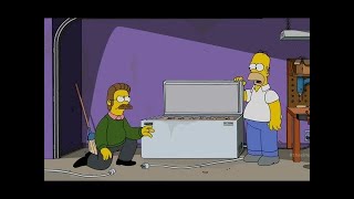 The Simpsons  - Homer stealing electricity ✔2017