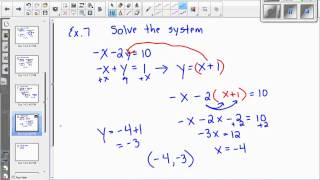 Sect 3 2B Solving Systems by Substitution part 2