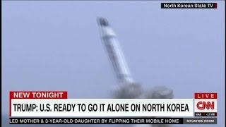 Trump: We'll solve North Korea ourselves