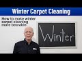 Carpet Cleaning in the Winter