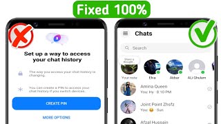 Set up a way to access your chat history | How to Set up a way to access your chat history Messenger