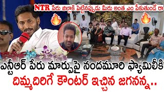 ఆరోజు మీరు అంత ఎం పీకుతుండే రా🔥🔥CM Ys Jagan Powerful Counter To Nandamuri Family about Sr NTR Name