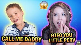 POKI GETS HARASSED BY A 12 YEAR OLD PERVERT - Fortnite Funny & Best Moments! #18