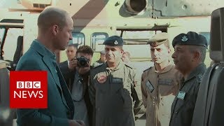 When the Prince met the pilot - BBC News